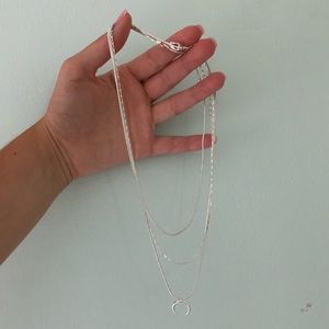 Silver Layered Necklace